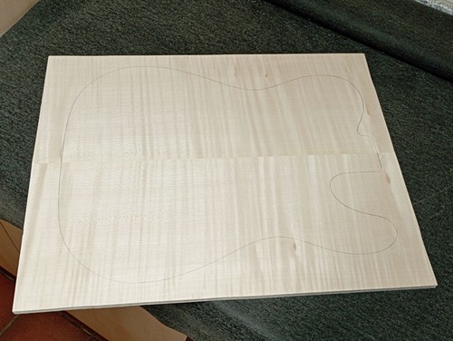 Flamed maple topset - flamed,