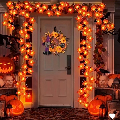 Halloween lichterkette - halloween,