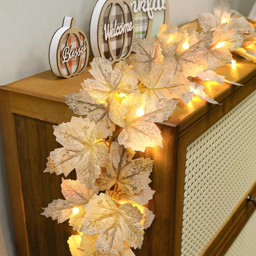 Herbst deko lichterkette - herbst,