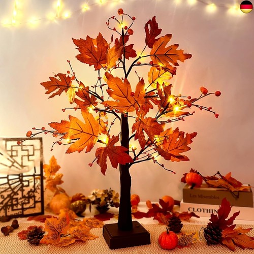 Herbstdeko ahornblatt baum - herbstdeko,