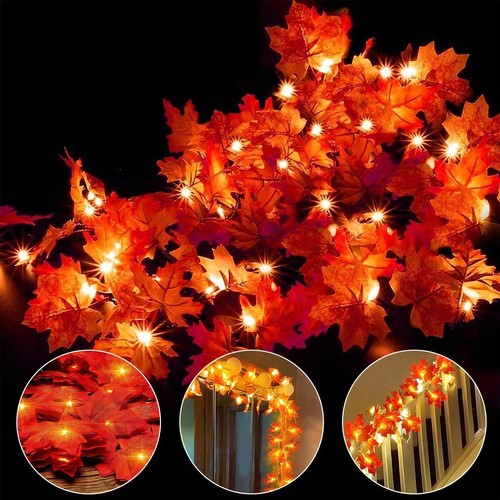 Lichterkette ahornblatt - 10,