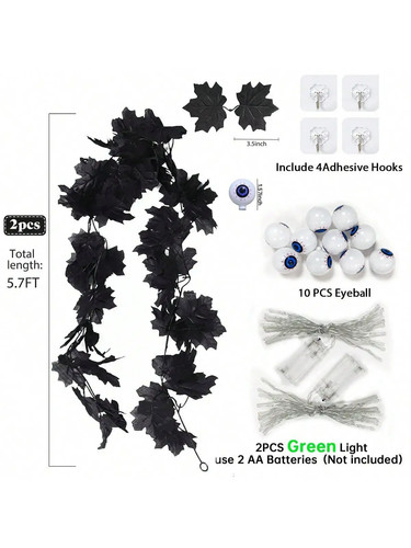 Halloween lichterkette - halloween,