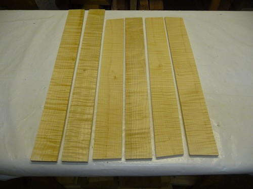Riegelahorn griffbrett 70 - 50/,